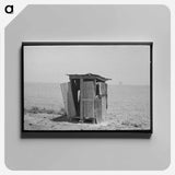 アートパネル-Bedroom in the Model House
 - ラッセル リー Canvas.