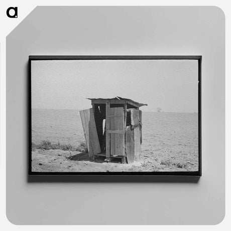 アートパネル-Bedroom in the Model House
 - ラッセル リー Canvas.