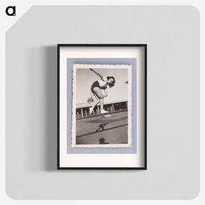 アートポスター-Woman Bending on a Beam with Shadow Below
 - セントルイス美術館 Poster.