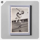 アートパネル-Woman Bending on a Beam with Shadow Below
 - セントルイス美術館 Canvas.