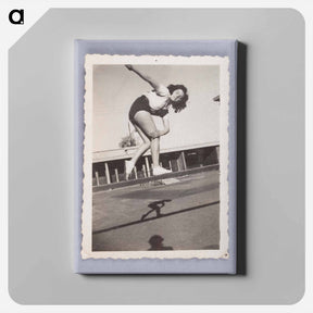 アートパネル-Woman Bending on a Beam with Shadow Below
 - セントルイス美術館 Canvas.