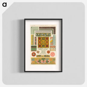 アートポスター-Nineteenth-Century Ornament Illustration
 - 装飾の文法 Poster.