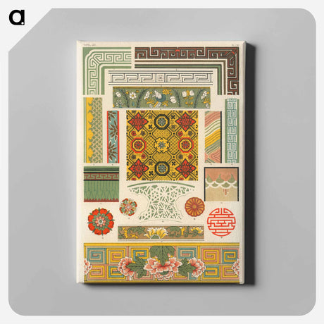 アートパネル-Nineteenth-Century Ornament Illustration
 - 装飾の文法 Canvas.