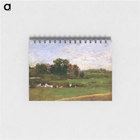 アートメモ帳-Study for The Meadows - トーマス エイキンズ Memo.