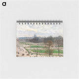 The Garden of the Tuileries on a Winter Afternoon - カミーユ ピサロ Memo.