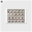 アートポストカード-Jumping Hurdle
 - エドワード マイブリッジ Postcard.