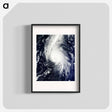 アートポスター-Hurricane Gonzalo over Bermuda
 - 上空からの地球 Poster.