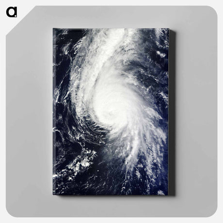 アートパネル-Hurricane Gonzalo over Bermuda
 - 上空からの地球 Canvas.