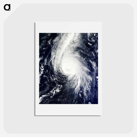 アートポストカード-Hurricane Gonzalo over Bermuda
 - 上空からの地球 Postcard.
