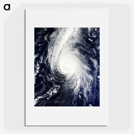 アートポスター-Hurricane Gonzalo over Bermuda
 - 上空からの地球 Poster.