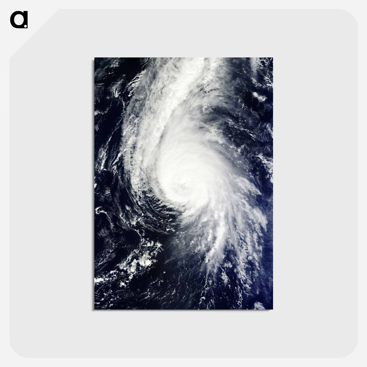 アートポストカード-Hurricane Gonzalo over Bermuda
 - 上空からの地球 Postcard.