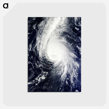 アートポストカード-Hurricane Gonzalo over Bermuda
 - 上空からの地球 Postcard.
