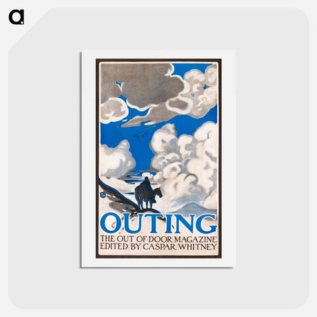 アートポストカード-Outing - エドワード ペンフィールド Postcard.