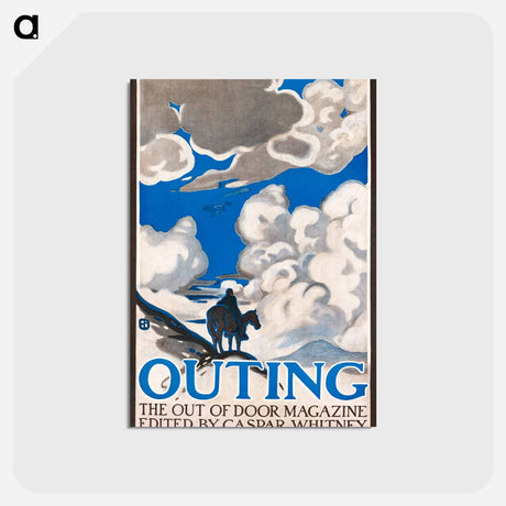 アートポストカード-Outing - エドワード ペンフィールド Postcard.