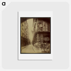 アートポストカード-Rue des Nonnains d'Hyères
 - ウジェーヌ アジェ Postcard.