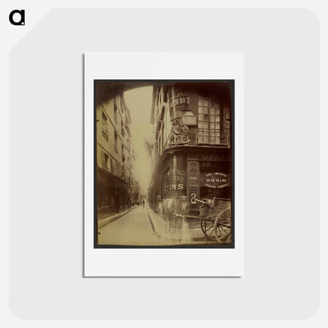 アートポストカード-Rue des Nonnains d'Hyères
 - ウジェーヌ アジェ Postcard.