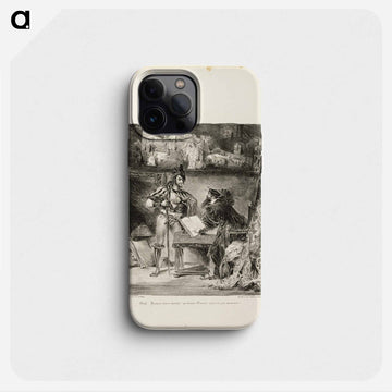 イエロー - ウジェーヌ ドラクロワ Phone Case.