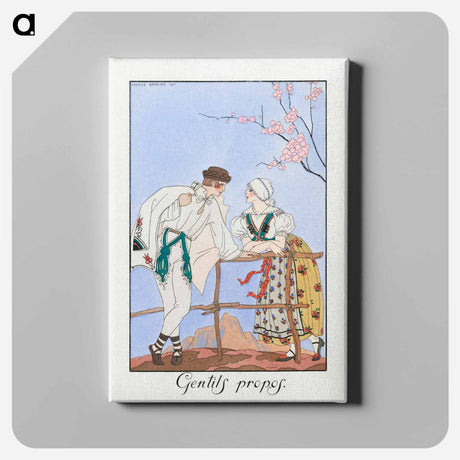 アートパネル-Gentils Propos - ジョージ バービエ Canvas.