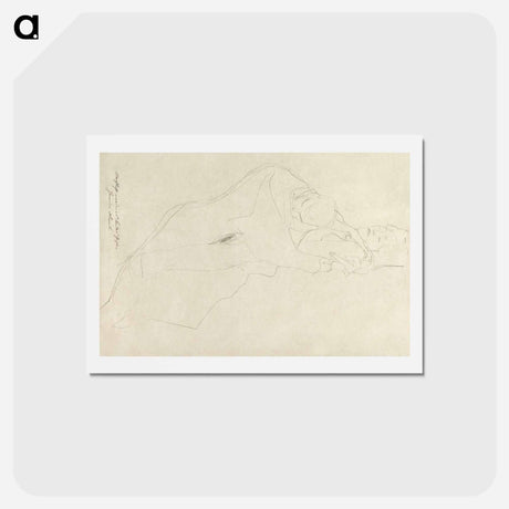 アートポストカード-The Lovers - グスタフ クリムト Postcard.