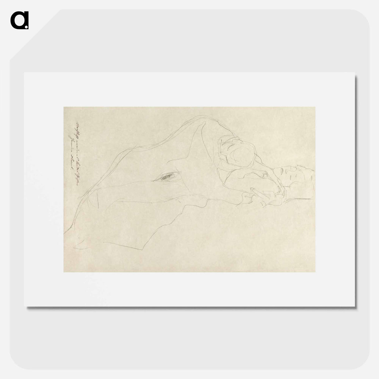 The Lovers - グスタフ クリムト Poster.