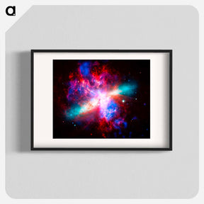 アートポスター-M82: Multi-wavelength Galaxy
 - ハッブル画像 Poster.