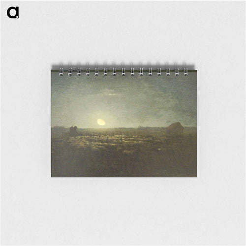 The sheep pen, moonlight - ジャン フランソワ ミレー Memo.