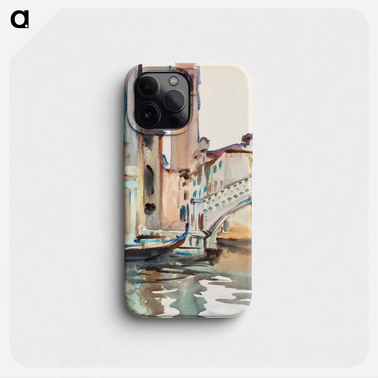 A Bridge and Campanile, Venice - ジョン シンガー サージェント Phone Case.