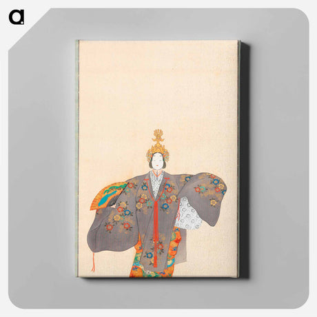 アートパネル-Noh Scene: Hagoromo - 神坂 雪佳 Canvas.
