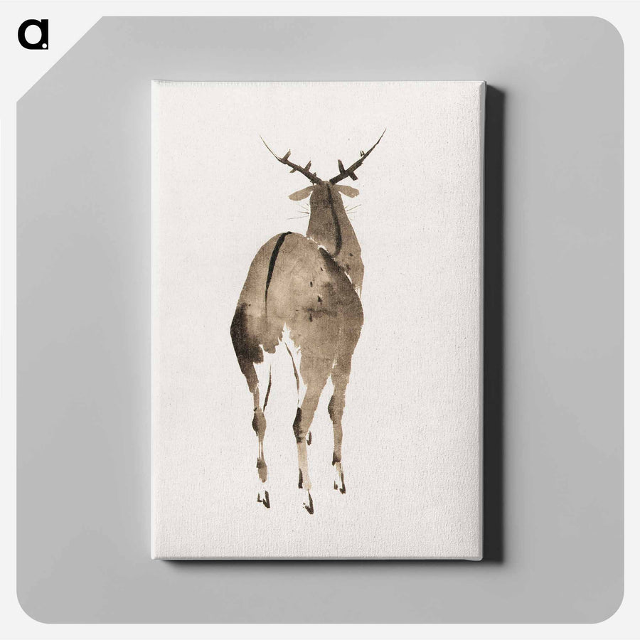 葛飾北斎「Deer（鹿）」アートポスター