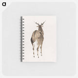 Deer - 葛飾 北斎 Memo.