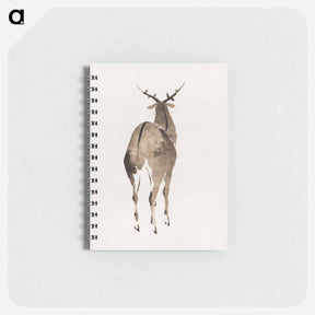 アートメモ帳-Deer - 葛飾 北斎 Memo.