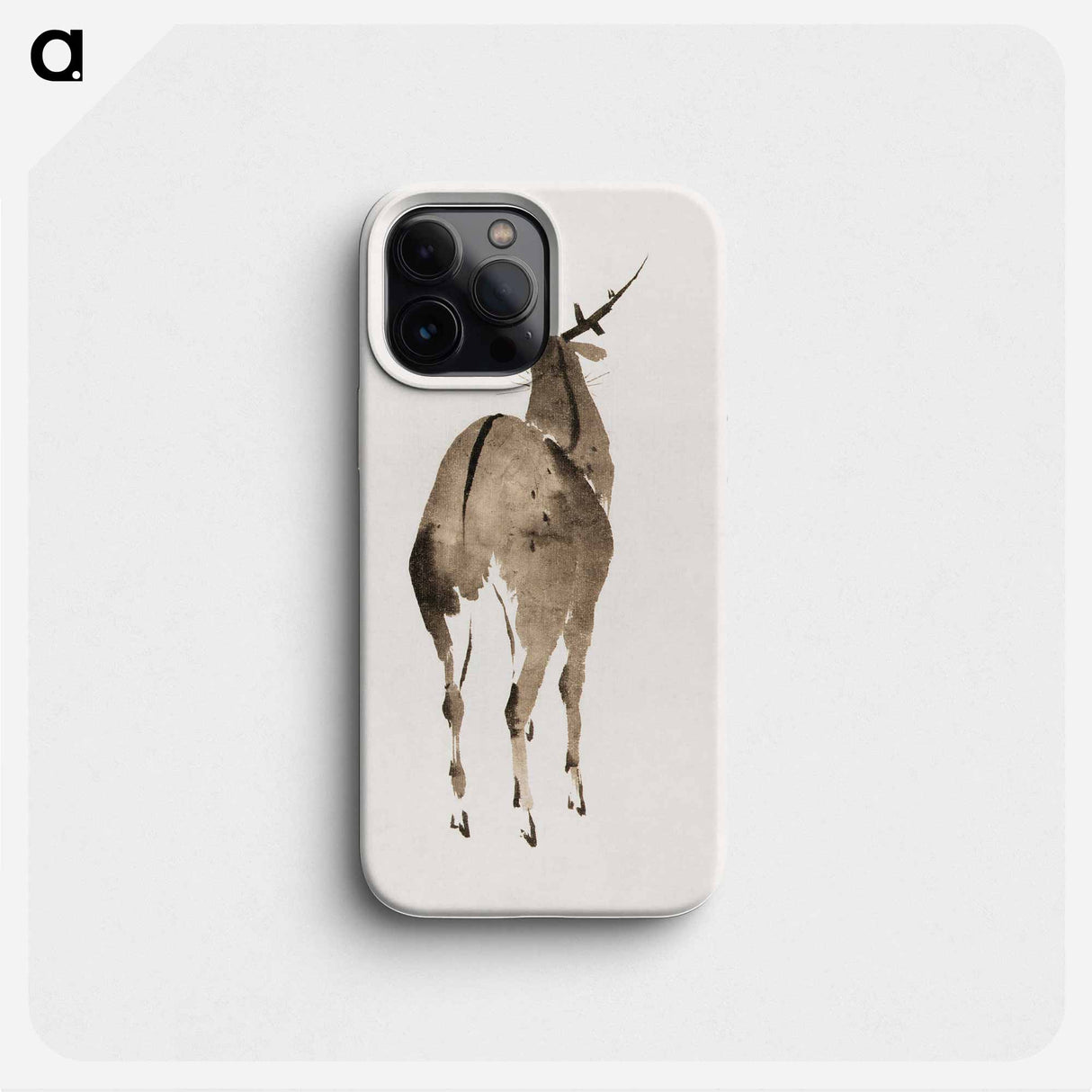 Deer - Katsushika Hokusai Phone Case.