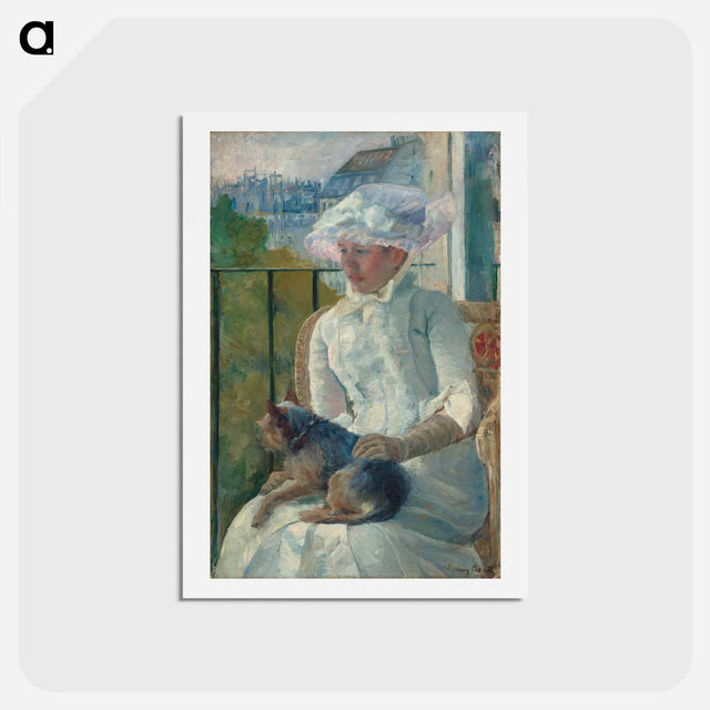 アートポストカード-Young Girl at a Window - メアリー カサット Postcard.