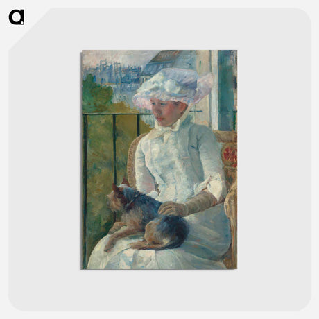 アートポストカード-Young Girl at a Window - メアリー カサット Postcard.