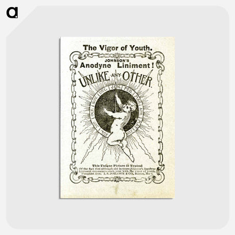 アートポストカード-Johnson's Anodyne Liniment: Unlike Any Other
 - 国立医学図書館 Postcard.