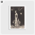 アートポストカード-Hantise (Obsession) - オディロン ルドン Postcard.