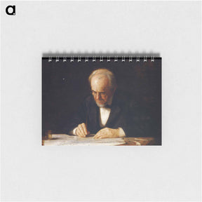 アートメモ帳-The Writing Master (Benjamin Eakins) - トーマス エイキンズ Memo.