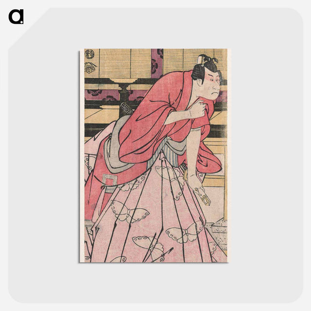 アートポストカード-Ichikawa Danjūrō VI as Soga no Gorō Tokimune - 東洲斎 写楽 Postcard.