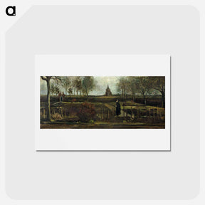 アートポストカード-The Parsonage Garden at Nuenen - フィンセント ファン ゴッホ Postcard.