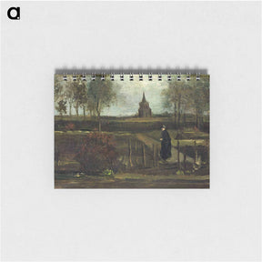 アートメモ帳-The Parsonage Garden at Nuenen - フィンセント ファン ゴッホ Memo.