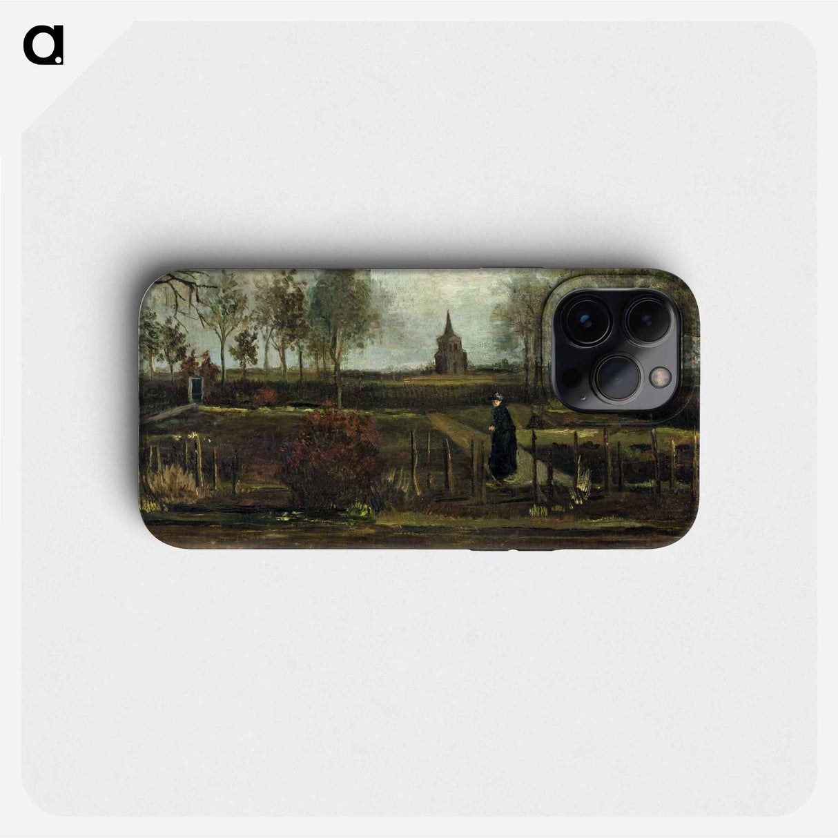 The Parsonage Garden at Nuenen - フィンセント ファン ゴッホ Phone Case.