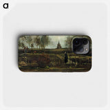 The Parsonage Garden at Nuenen - Vincent van Gogh Phone Case.