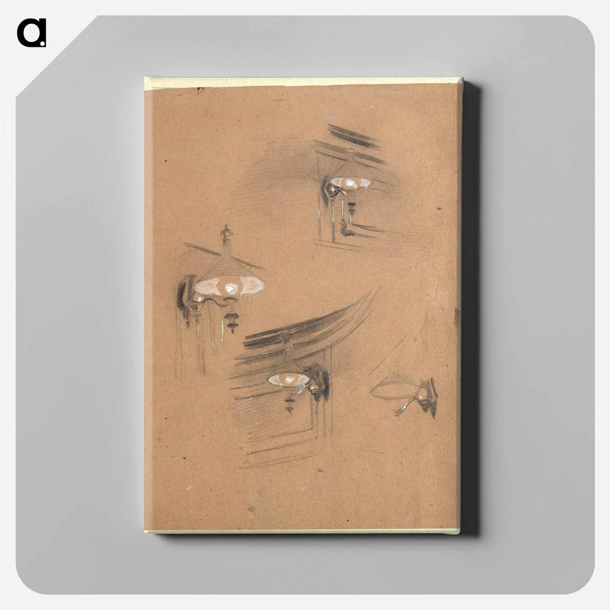 アートパネル-Audience Room Lamps
 - ウィーン博物館 Canvas.