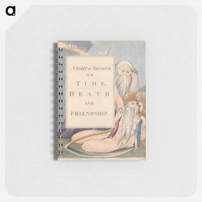 アートメモ帳-Young's Night Thoughts, Page 17, "Night the Second, on Time, Death and Friendship" - ウィリアム ブレイク Memo.