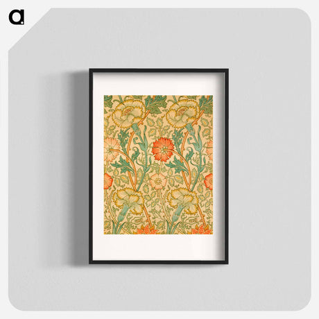 アートポスター-Pink and Rose - ウィリアム モリス Poster.