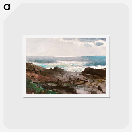 アートポストカード-Sunshine and Shadow, Prout’s Neck - ウィンスロー ホーマー Postcard.