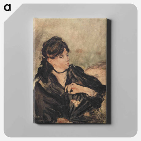 アートパネル-Portrait of Berthe Morisot with a Fan
 - イェール大学アートギャラリー Canvas.