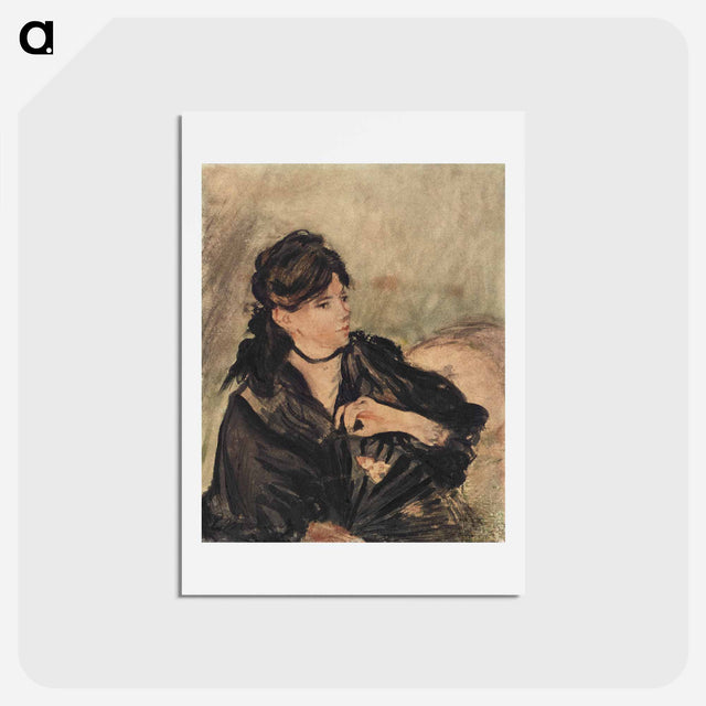 アートポストカード-Portrait of Berthe Morisot with a Fan
 - イェール大学アートギャラリー Postcard.