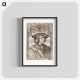 Portrait of emperor Maximilian I - アルブレヒト デューラー Poster.