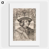Portrait of emperor Maximilian I - アルブレヒト デューラー Poster.